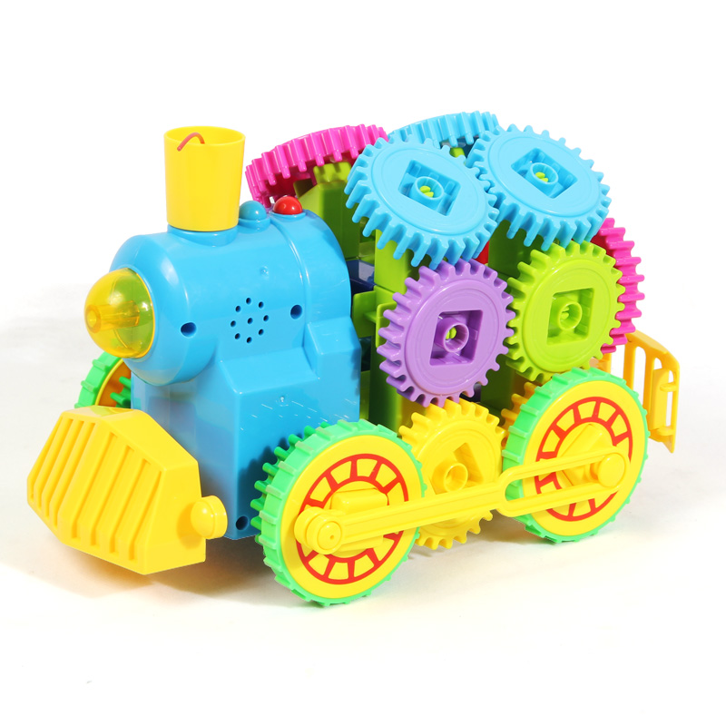 丸子宝贝百变拆装玩具儿童积木益智玩具齿轮遥控玩具 9706