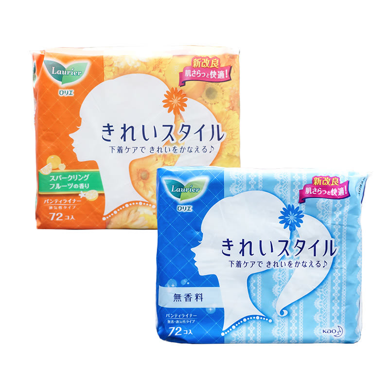 日本花王卫生护垫2包组合（果香型+无香型）