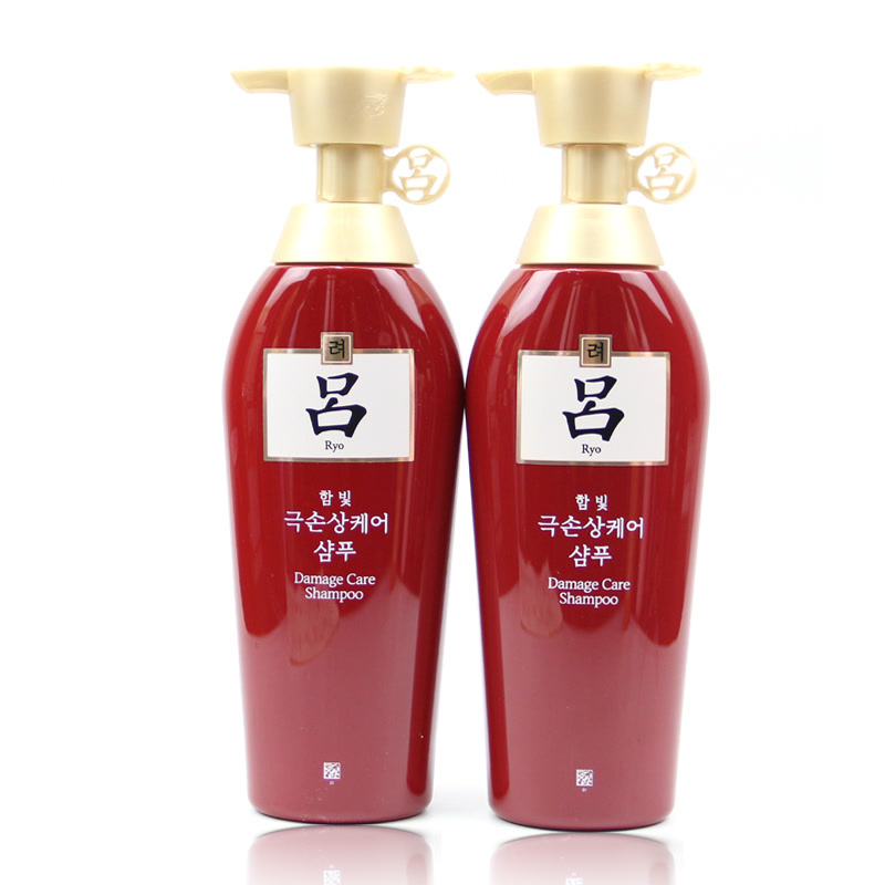 韩国爱茉莉红吕洗发水400ml*2瓶含光耀护损伤修护修护损伤无硅油