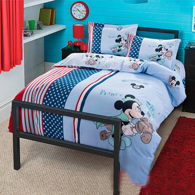 Disney迪士尼 米奇纯棉儿童床上用品套装 MK041-3（三件套）