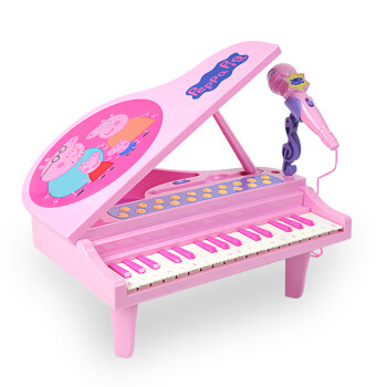 贝芬乐 buddyfun 佩奇小猪 益智玩具佩奇的迷你电子琴99034A粉色