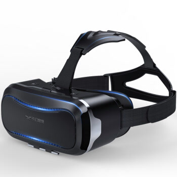 千幻魔镜 shinecon 二代中端VR眼镜 3D虚拟现实智能眼镜 黑色