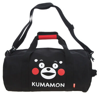 酷MA萌 KUMAMON 日本熊本熊单肩运动书包 日本热销 背包 斜跨健身包