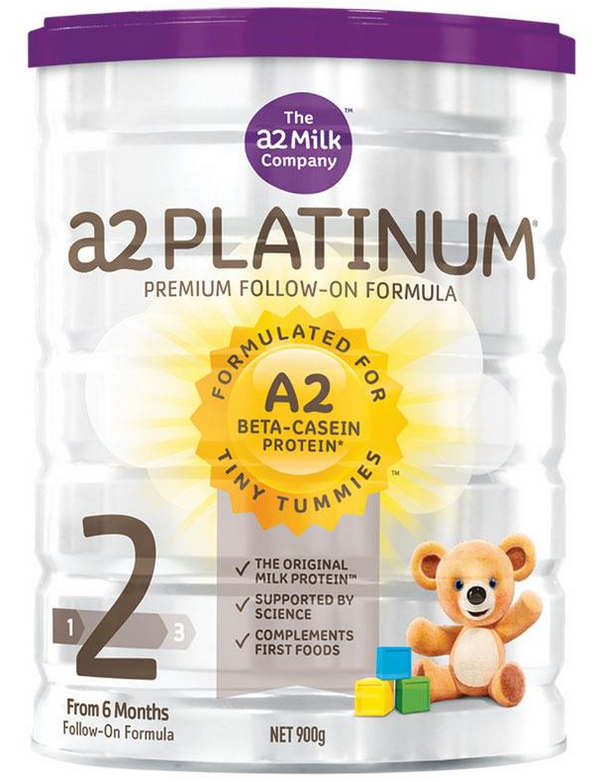 澳洲A2高端酪蛋白Platinum白金2段900g*6罐【澳洲直邮】含税包邮