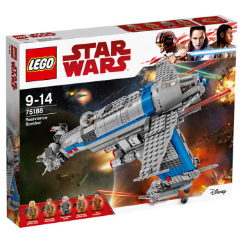 乐高(LEGO)积木 星球大战Star Wars抵抗组织轰炸机9-14岁 75188 儿童玩具 男孩女孩生日礼物