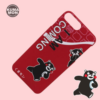 【动漫城】酷MA萌熊本熊苹果iPhone7plus防摔手机壳手机保护套男女同款-红色