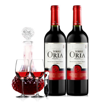 西班牙进口红酒  玛丽亚海之情  欧瑞安红标干红葡萄酒双支套装750ml*2瓶 双支装