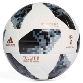 阿迪达斯adidas 足球 WORLD CUP TOPR 电视之星Telstar18世界杯比赛用足球 CE8091 5号球 白色