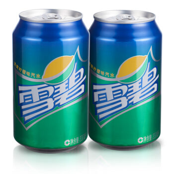雪碧 Sprite 柠檬味 汽水饮料 碳酸饮料 330ML*24罐整箱装 可口可乐出品