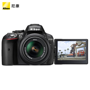 尼康（Nikon） D5300单反数码照相机 入门级套机（AF-P DX 尼克尔 18-55mm f/3.5-5.6G VR）
