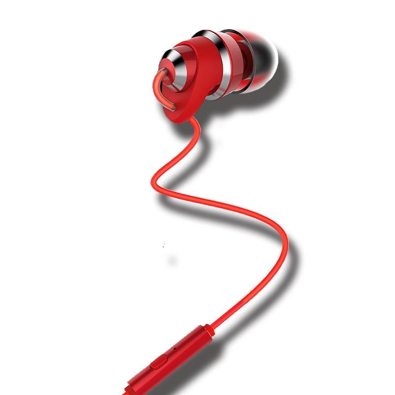 Remax睿量 RM585 金属材质线控音乐 手机耳机 重低音耳机